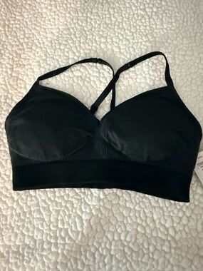 lululemon athletica Black Seamless Wireless Sports Bra